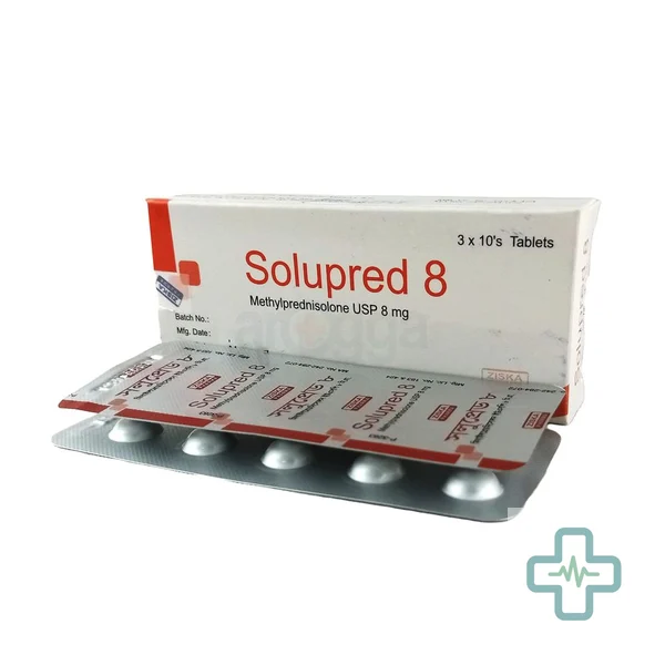 Solupred 8 8 mg Tablet — Methylprednisolone