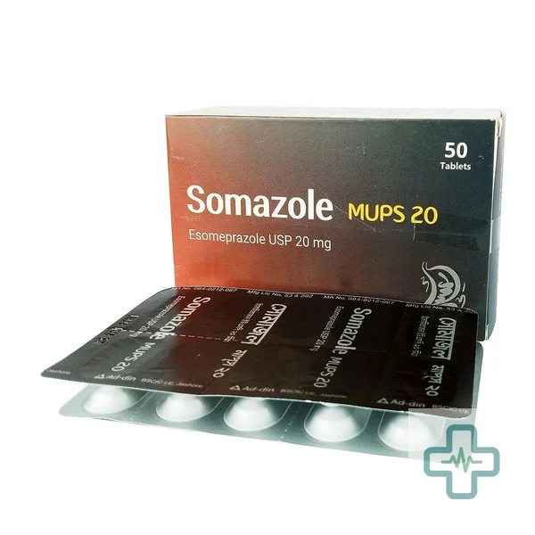 Somazole Mups 20 20 mg Tablet — Esomeprazole