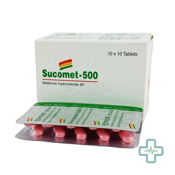 Sucomet 500 mg Tablet — Metformin Hydrochloride
