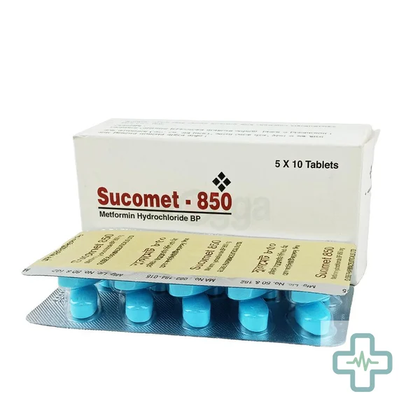 Sucomet 850 mg Tablet — Metformin Hydrochloride