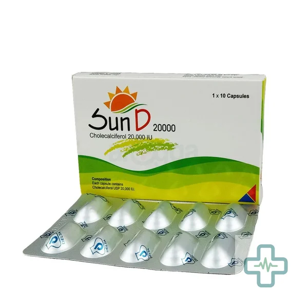 Sun D 20000 20000 iu Capsule — Cholecalciferol (Vitamin D3)