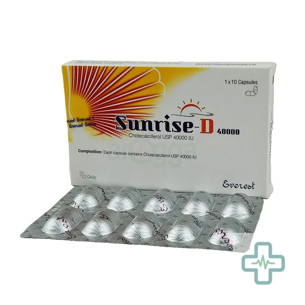 Sunrise-D 40000 iu Capsule — Cholecalciferol (Vitamin D3)