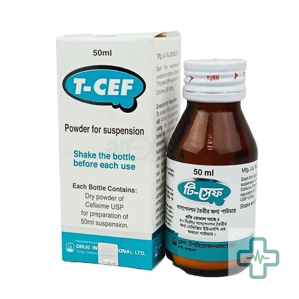 T Cef 100 mg/5 ml Powder For Suspension — Cefixime