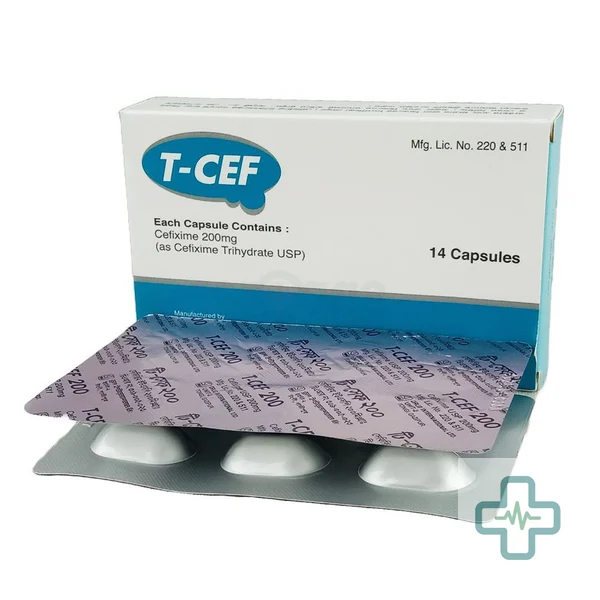 T Cef 200 mg Capsule — Cefixime