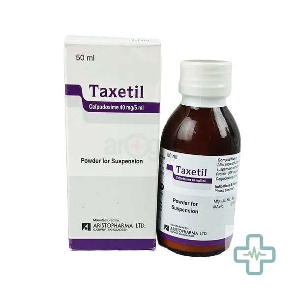 Taxetil 40 mg/5 ml Powder For Suspension — Cefpodoxime (Cefpodoxime Proxetil)