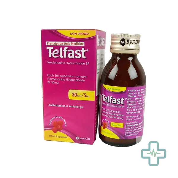 Telfast 30 mg/5 ml Suspension — Fexofenadine Hydrochloride