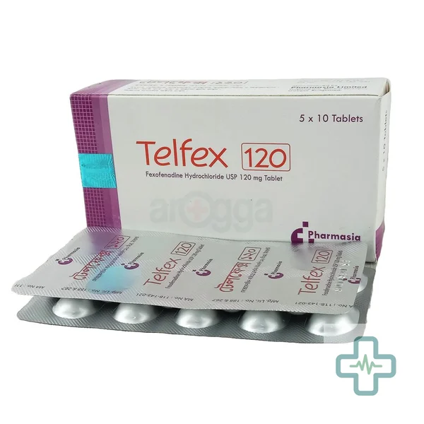 Telfex 120 120 mg Tablet — Fexofenadine Hydrochloride
