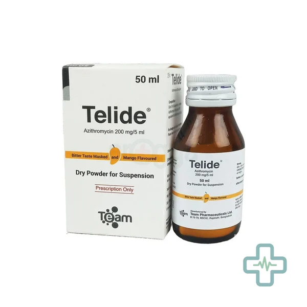 Telide 200 mg/5 ml Powder For Suspension — Azithromycin
