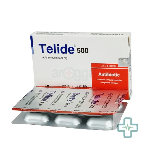Telide 500 500 mg Tablet — Azithromycin