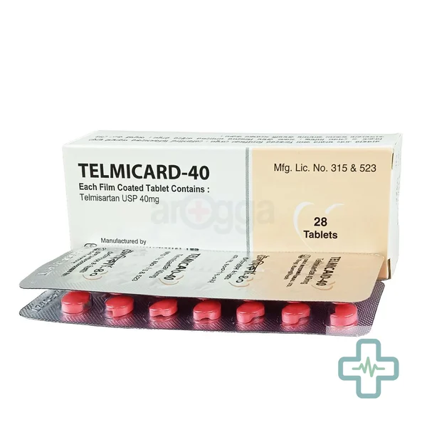 Telmicard 40 mg Tablet — Telmisartan
