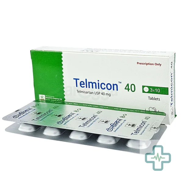 Telmicon 40 40 mg Tablet — Telmisartan
