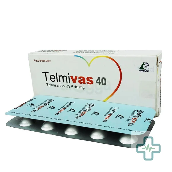 Telmivas 40 40 mg Tablet — Telmisartan