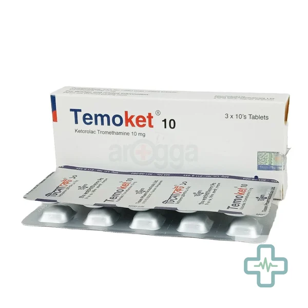 Temoket 10 10 mg Tablet — Ketorolac Tromethamine