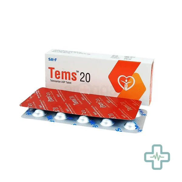 TEMS 20 20 mg Tablet — Telmisartan