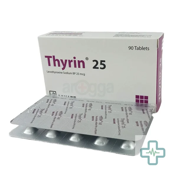 Thyrin 25 25 mcg Tablet — Levothyroxine Sodium