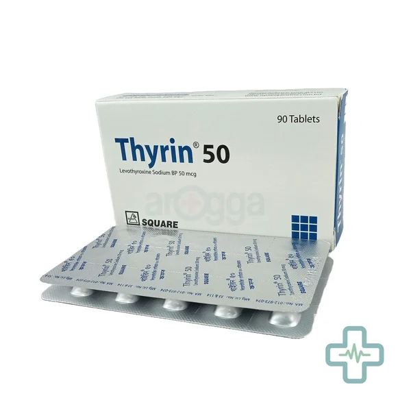 Thyrin 50 mcg Tablet — Levothyroxine Sodium