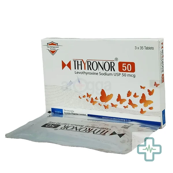 Thyronor 50 mcg Tablet — Levothyroxine Sodium