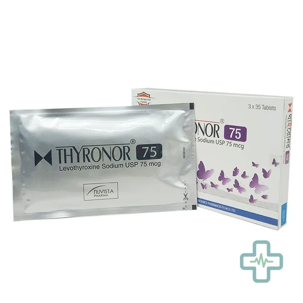 Thyronor 75 75 mcg Tablet — Levothyroxine Sodium