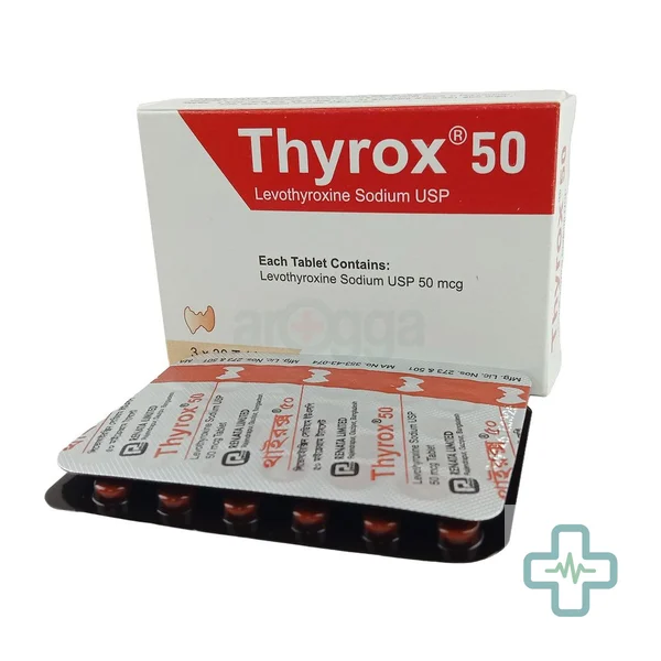 Thyrox 50 mcg Tablet — Levothyroxine Sodium