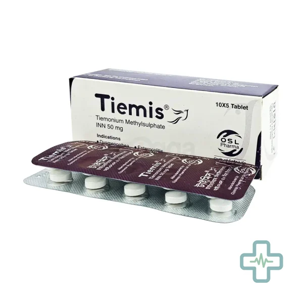Tiemis 50 50 mg Tablet — Tiemonium Methylsulphate