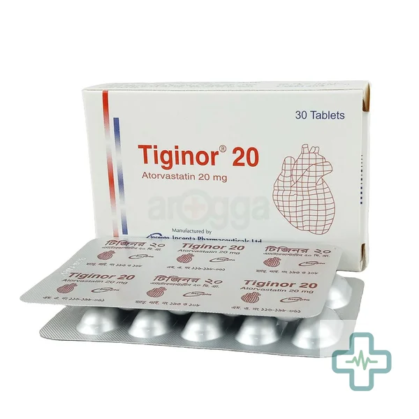 Tiginor 20 mg Tablet — Atorvastatin