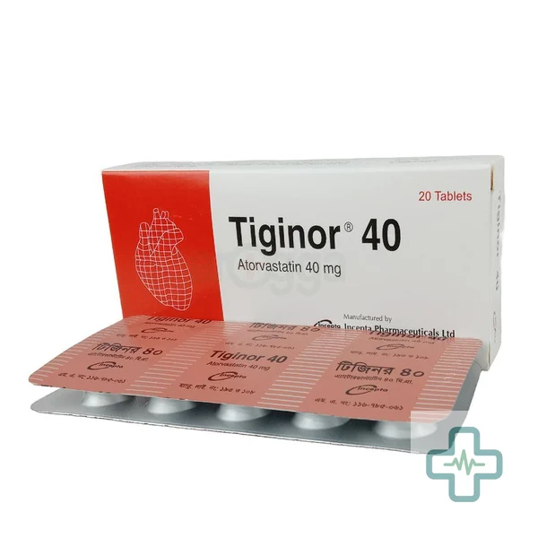 Tiginor 40 mg Tablet — Atorvastatin