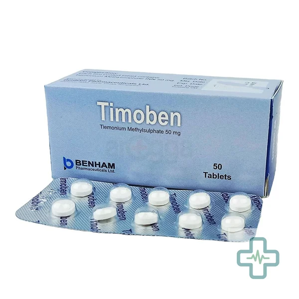 Timoben 50 mg Tablet — Tiemonium Methylsulphate
