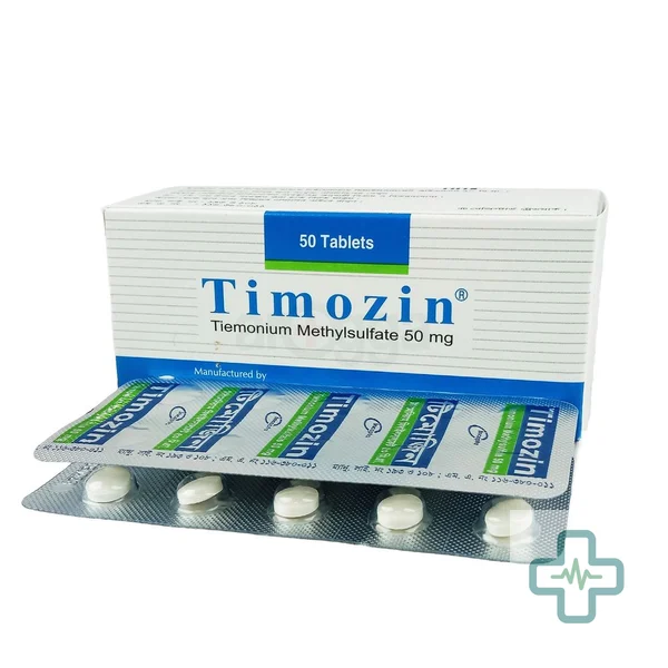 Timozin 50 mg Tablet — Tiemonium Methylsulphate
