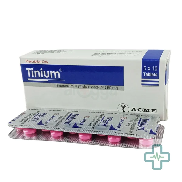 Tinium 50 mg Tablet — Tiemonium Methylsulphate