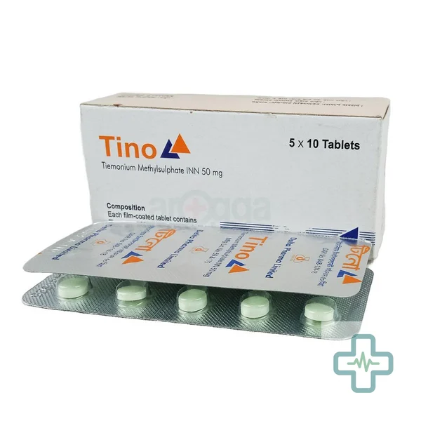 Tino 50 mg Tablet — Tiemonium Methylsulphate