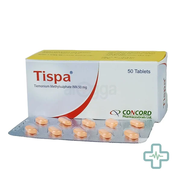 Tispa 50 mg Tablet — Tiemonium Methylsulphate