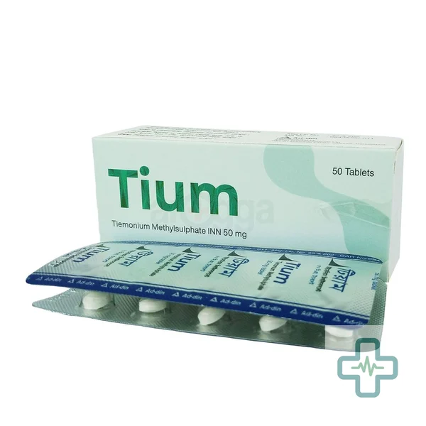 Tium 50 mg Tablet — Tiemonium Methylsulphate