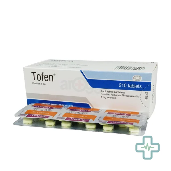 Tofen 1 mg Tablet — Ketotifen