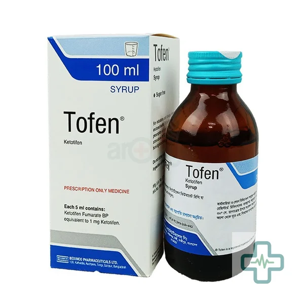 Tofen 1 mg/5 ml Syrup — Ketotifen