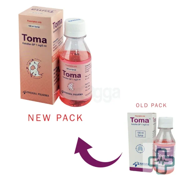 Toma 1 mg/5 ml Syrup — Ketotifen
