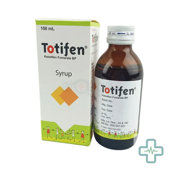 Totifen 1 mg/5 ml Syrup — Ketotifen