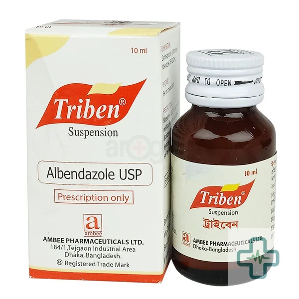 Triben 200 mg/5 ml Suspension — Albendazole