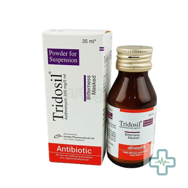 Tridosil 200 mg/5 ml Powder For Suspension — Azithromycin