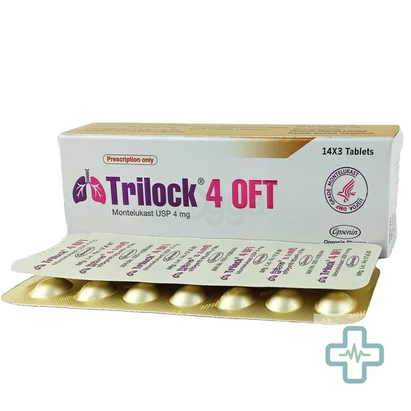 Trilock 4 OFT 4 mg Tablet — Montelukast