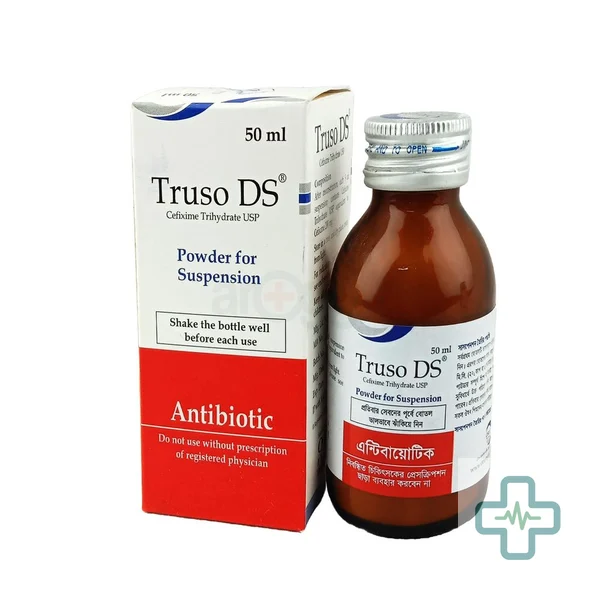 Truso DS 200 mg/5 ml Powder For Suspension — Cefixime