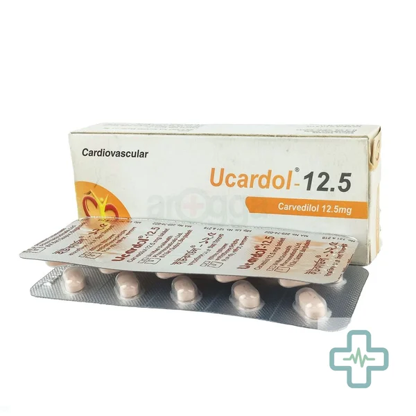 Ucardol 12.5 mg Tablet — Carvedilol