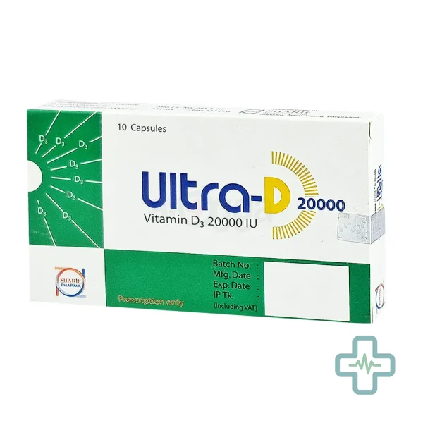 Ultra-D 20000 20000 iu Capsule — Cholecalciferol (Vitamin D3)