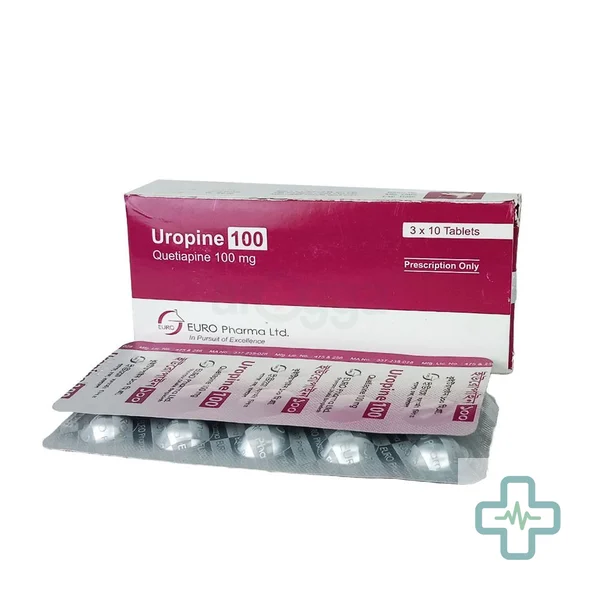 Uropine 100 100 mg Tablet — Quetiapine