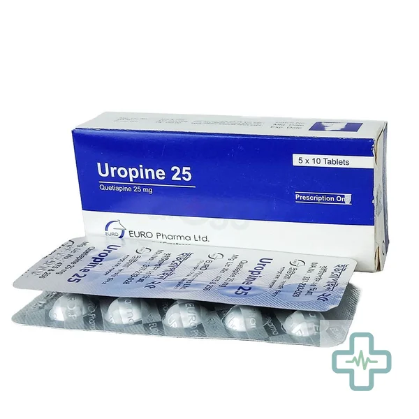 Uropine 25 25 mg Tablet — Quetiapine