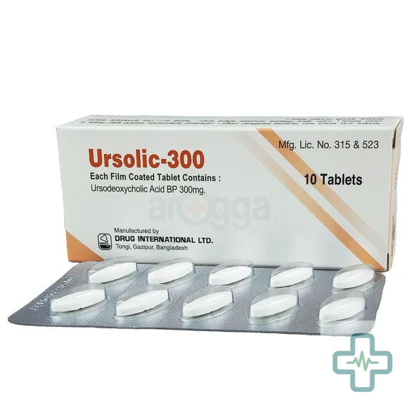 Ursolic 300 mg Tablet — Ursodeoxycholic Acid