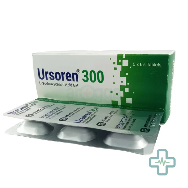 Ursoren 300 300 mg Tablet — Ursodeoxycholic Acid