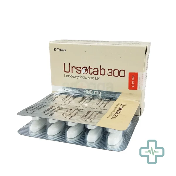 Ursotab 300 300 mg Tablet — Ursodeoxycholic Acid