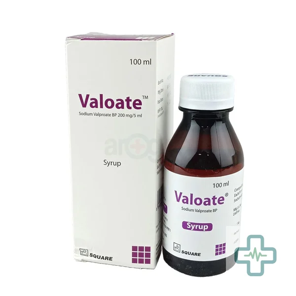 Valoate 200 mg/5 ml Syrup — Sodium Valproate