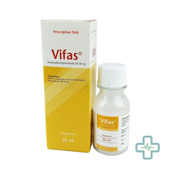 Vifas 30 mg/5 ml Suspension — Fexofenadine Hydrochloride