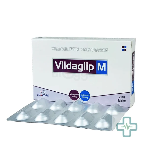 Vildaglip-M 500 mg + 50 mg Tablet — Vildagliptin + Metformin Hydrochloride